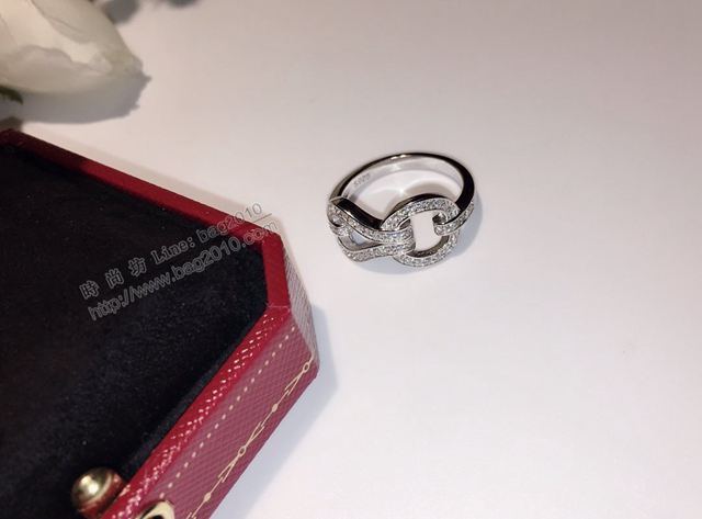 Cartier首飾 卡地亞紐扣新款戒指 S925純銀手工製作  zgk1340